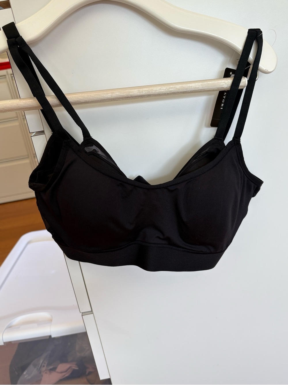 Natori Black Double-Strap Bralette